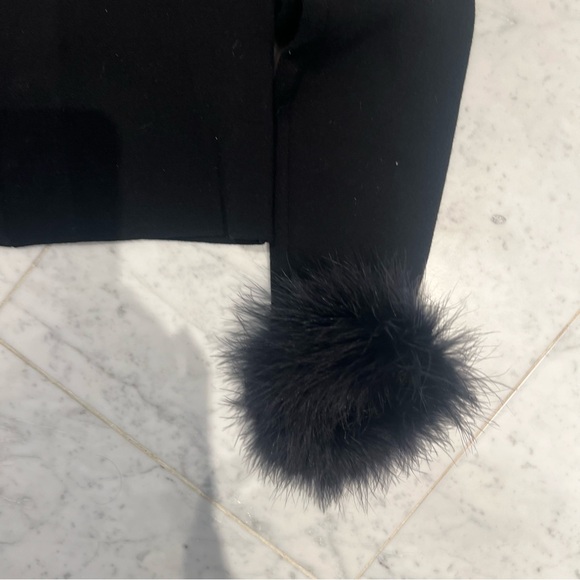 Sleeper Knitted Cardigan with Detachable Feathers in Black - Picture 6 of 6